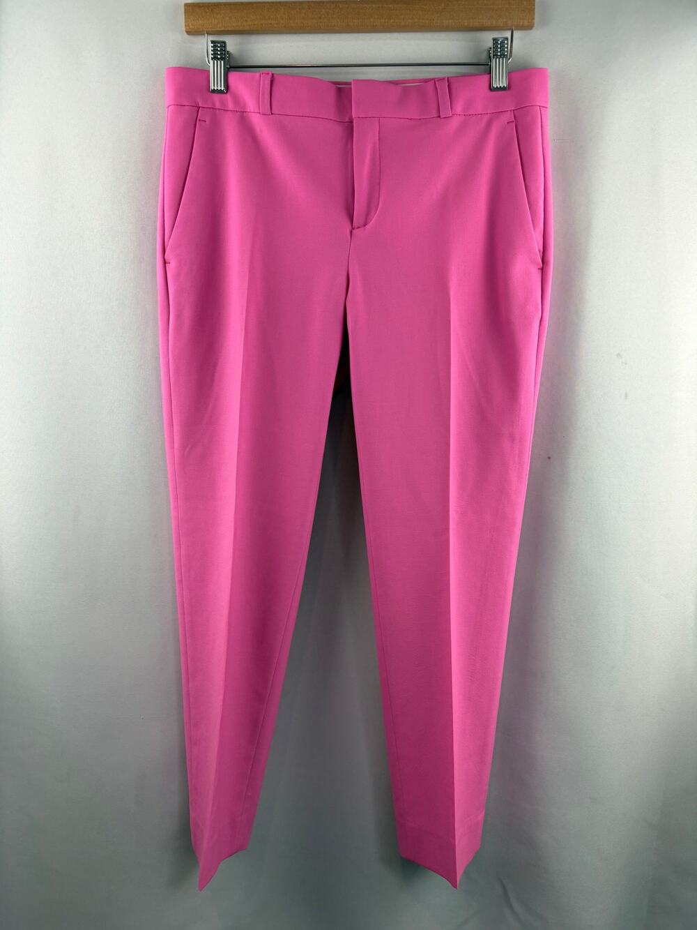 Women’s Banana Republic Size 4 Bright Pink Pleated Slacks